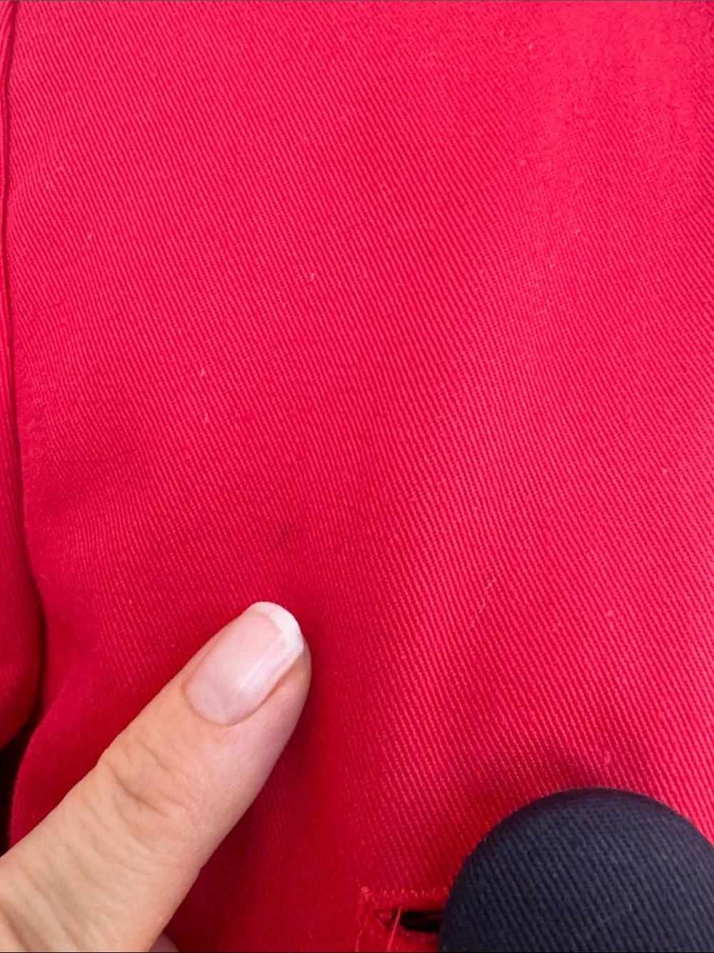 Jillian Arthur 1990s black strapless dress paired with a red bolero crop blazer